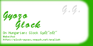 gyozo glock business card